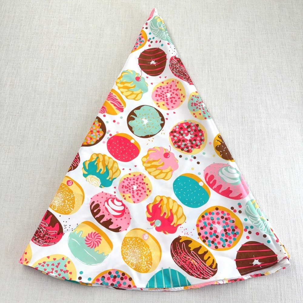 Cynthia Rowley 70 Inch Round Donut Tablecloth Colorful Sprinkle Dessert Print